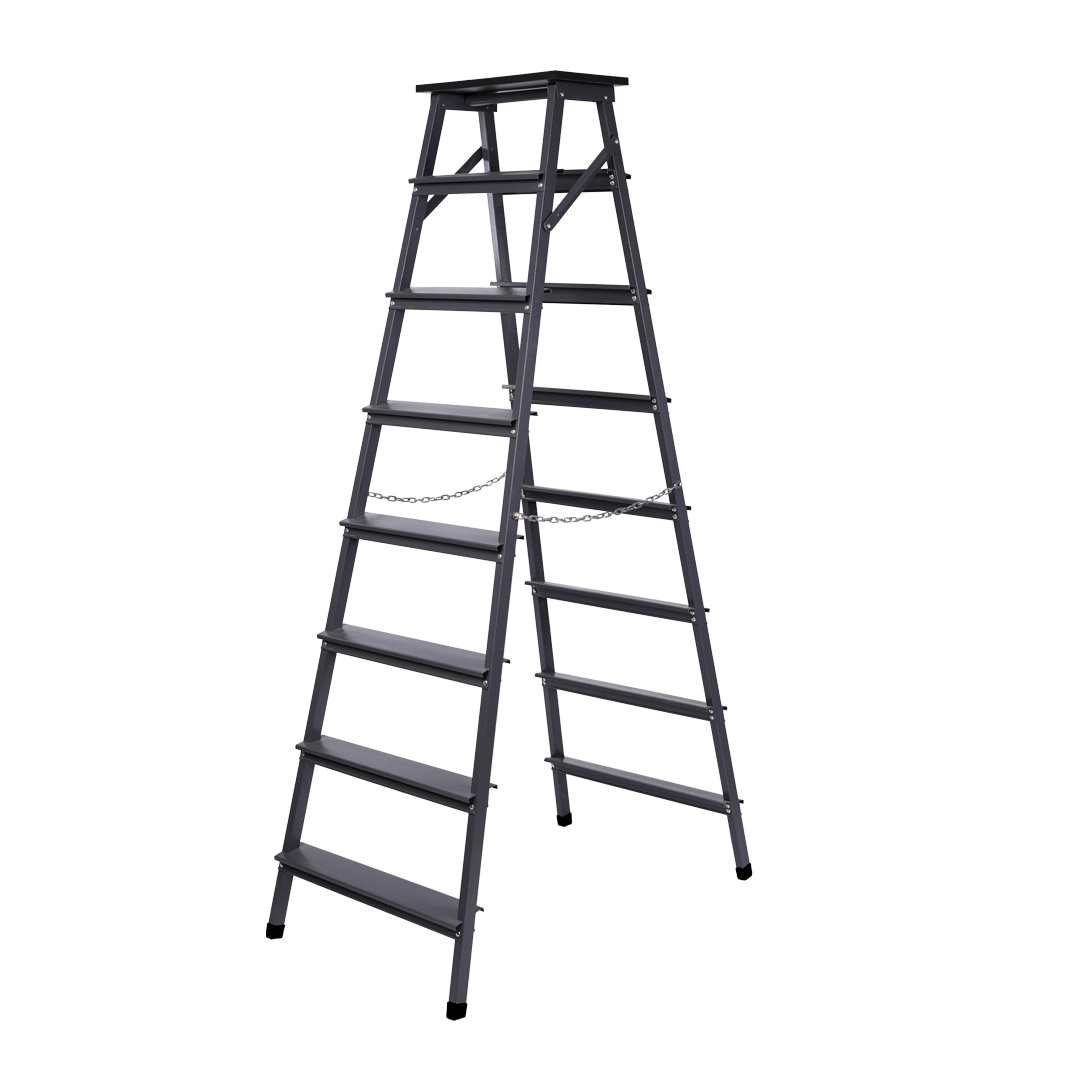 Noir collection - 8 step double sided ladder