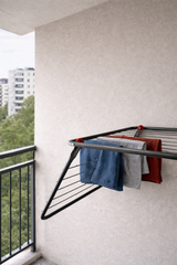 First Wall-Mounted Foldable Drying Rack with wings