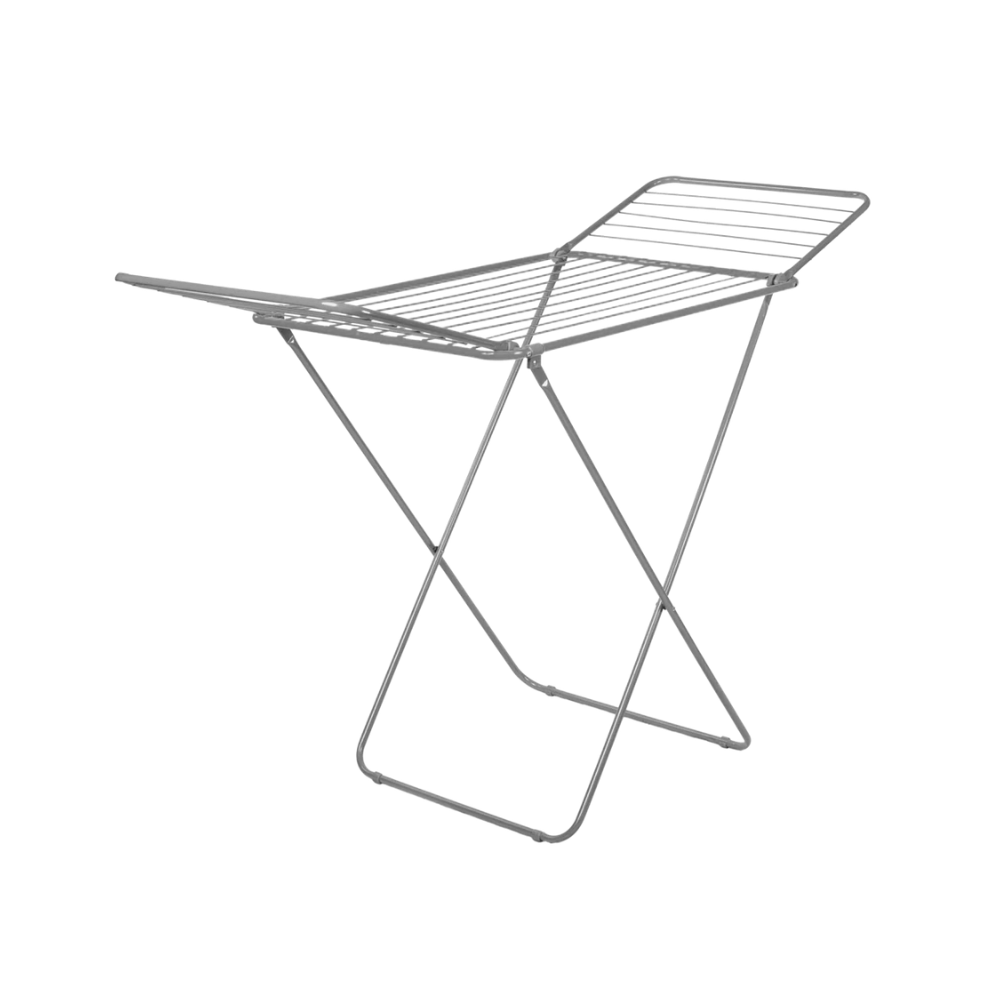 فضي غامق - ‫منشر غسيل حجم جامبو بالجناح‬ 140*67 سم