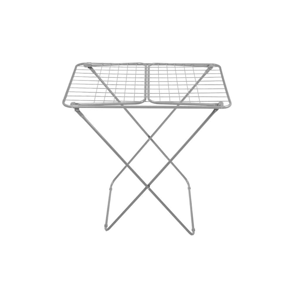 فضي غامق - ‫منشر غسيل حجم جامبو بالجناح‬ 140*67 سم