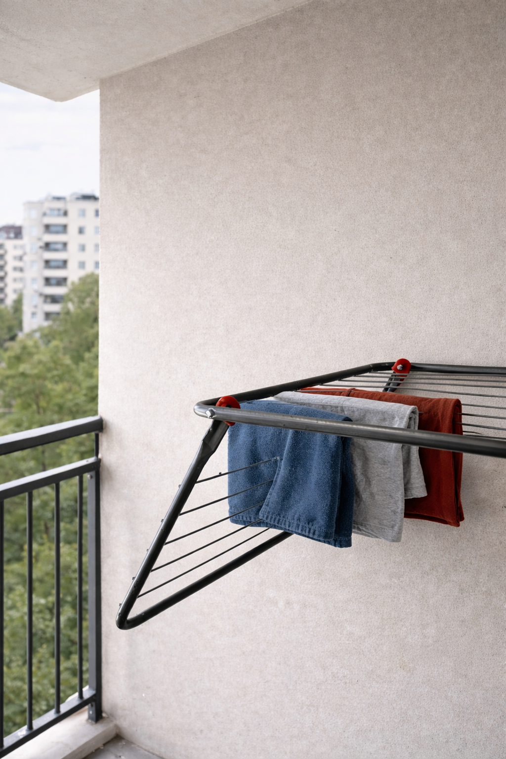 Foldable Wall Drying Rack with Wings