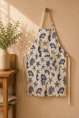 Blue Marine Kitchen Apron